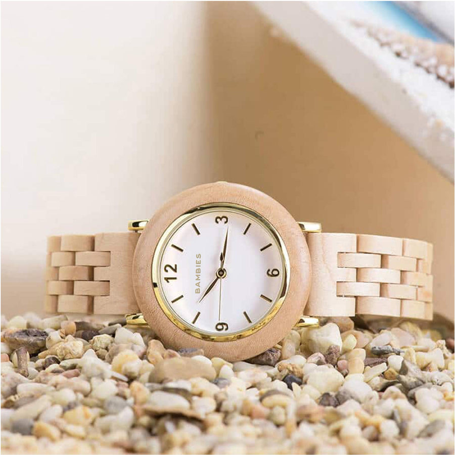 Aurora Blonde – Women’s Wooden Watch