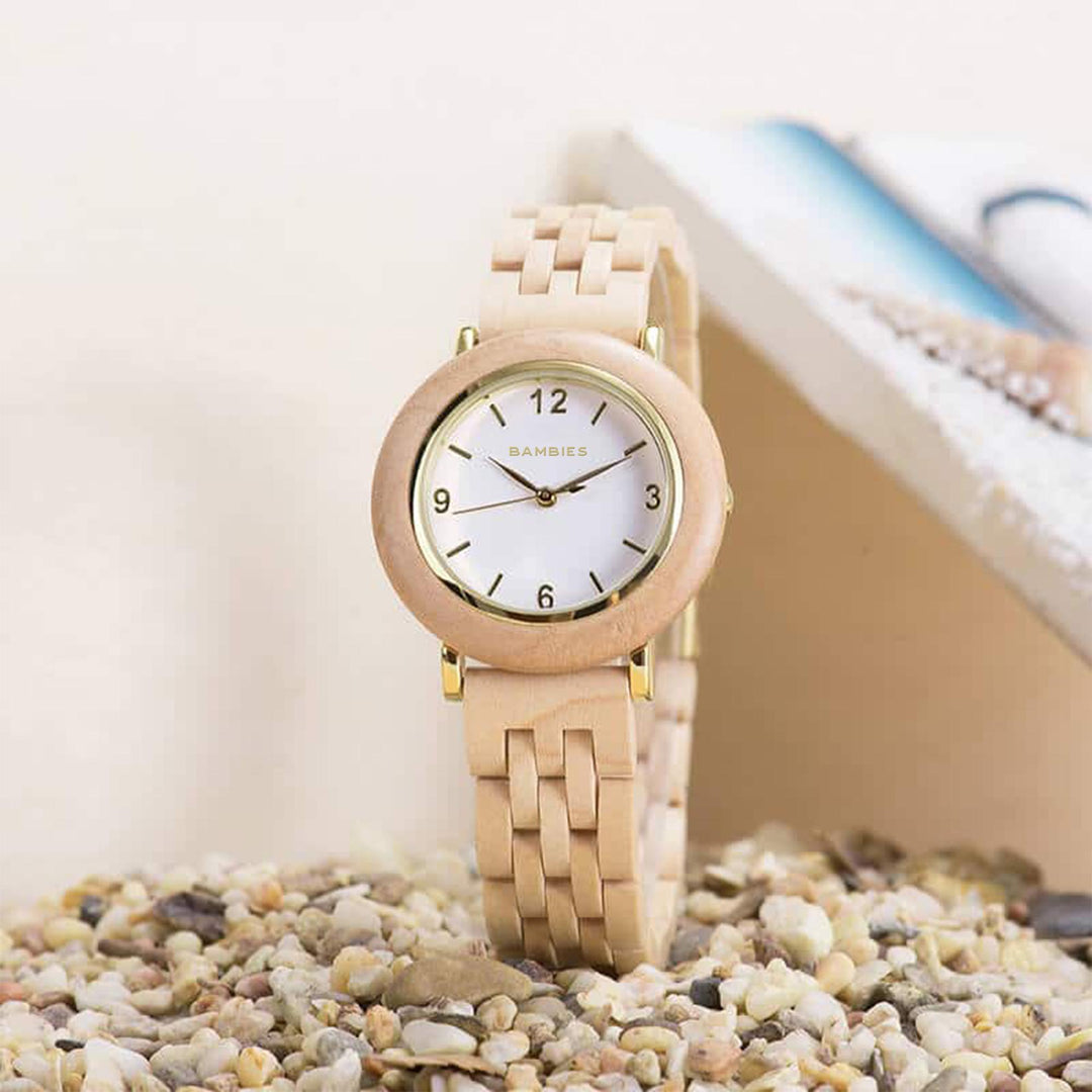 Aurora Blonde – Women’s Wooden Watch