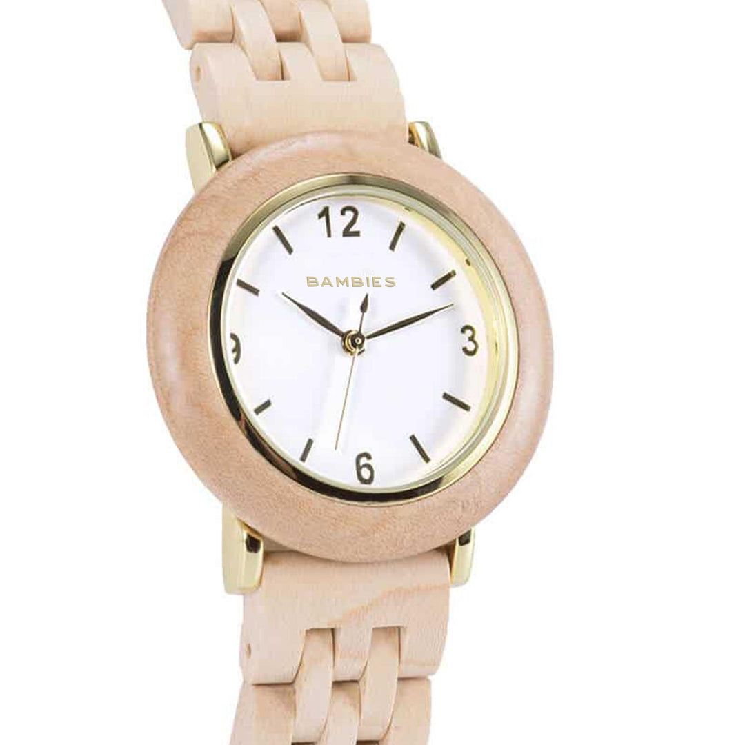 Aurora Blonde – Women’s Wooden Watch