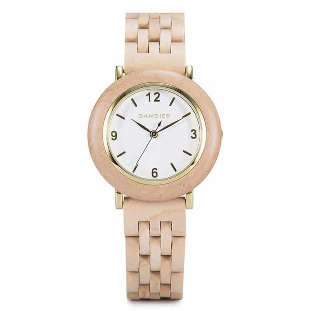 Aurora Blonde – Women’s Wooden Watch