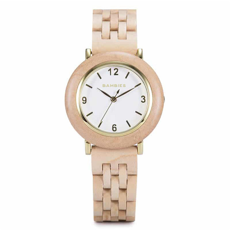 Aurora Blonde – Women’s Wooden Watch