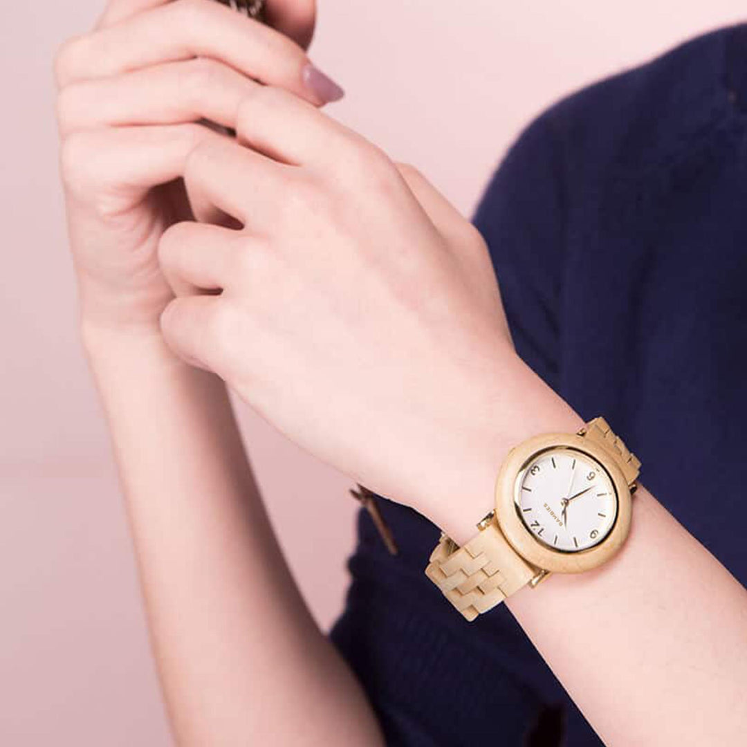 Aurora Blonde – Women’s Wooden Watch