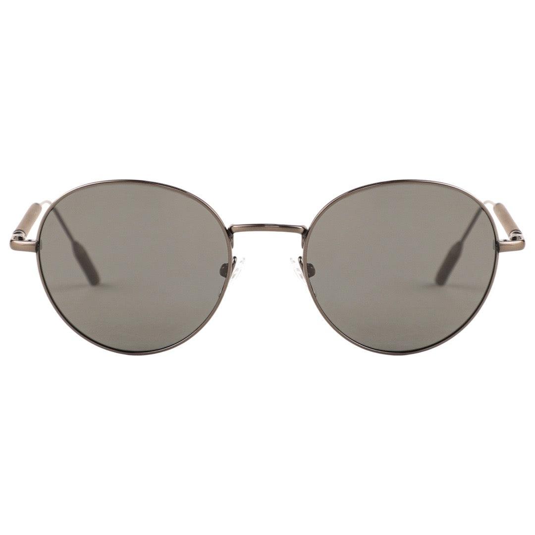 Emilia Wooden Sunglasses - Stylish Round Frame with Walnut Wood Temples - Bambies