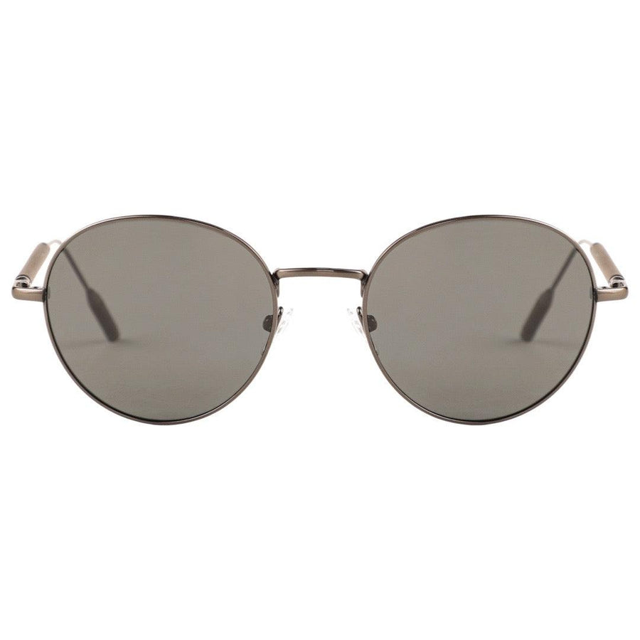 Emilia Wooden Sunglasses - Stylish Round Frame with Walnut Wood Temples - Bambies