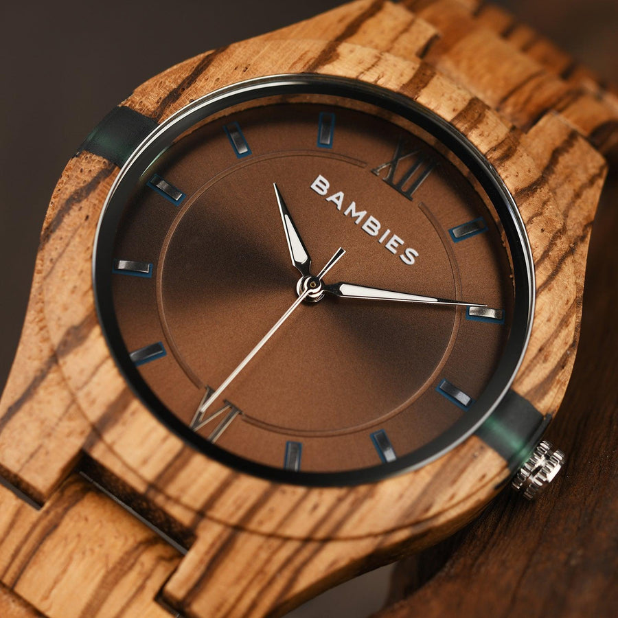 Manly Wooden Watch for Men - Bambies