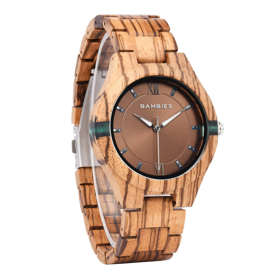 Manly Wooden Watch for Men - Bambies