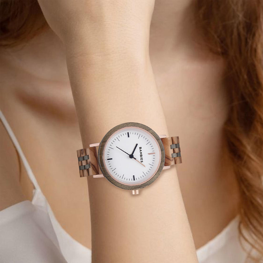 Solstice Rose – Women’s Wooden Watch